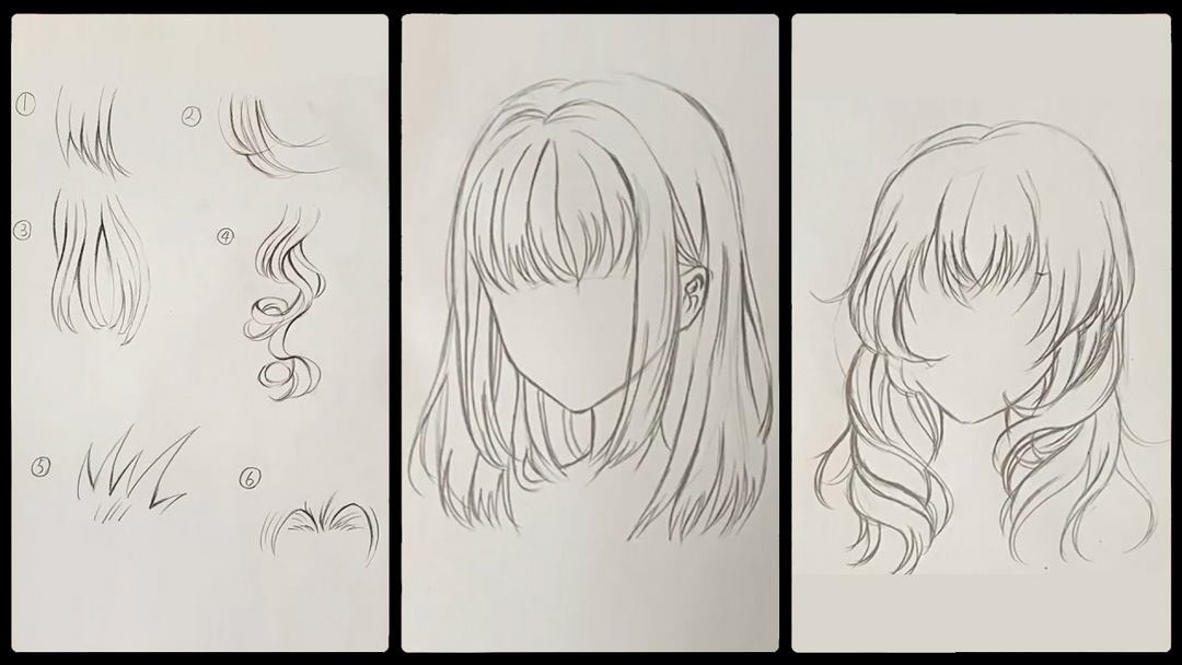 Bí quyết để để vẽ những kiểu tóc đa dạng cho các nhân vật trong mangaanime