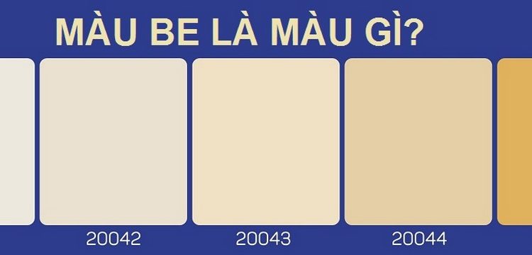 Có khá nhiều màu mang tông be được nhiều người sử dụng