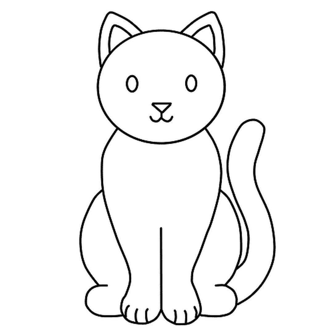 Cách vẽ con mèo đơn giản và xinh xắn
