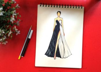 Đam mê và ý tưởng quyết định quá trình vẽ váy thành công