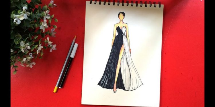 Đam mê và ý tưởng quyết định quá trình vẽ váy thành công