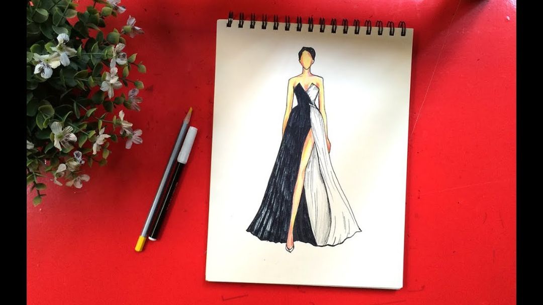 Học Cách Tranh Vẽ Váy Đơn Giản Nhất Chia Sẻ Video How To Draw A Dress