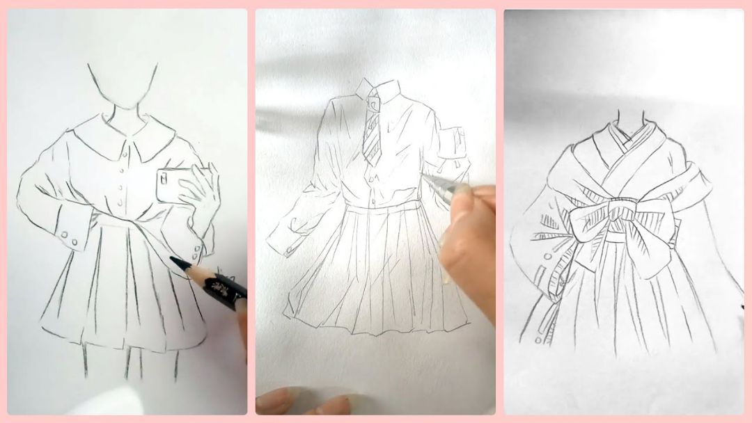 Vẽ Váy Xinh  How To Draw A Dress  YouTube