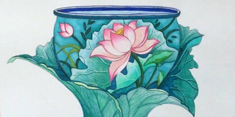 Những chậu hoa có hình dáng và kích thước khác nhau