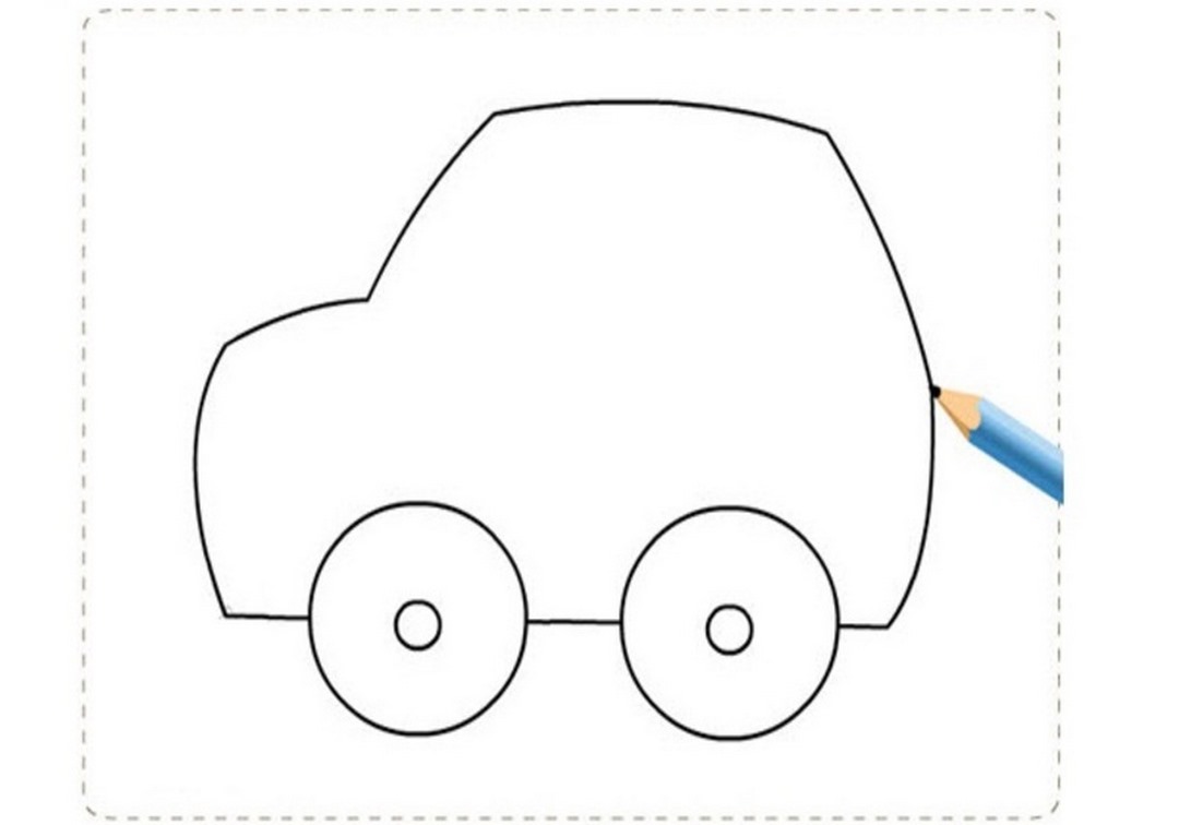 Hình vẽ oto xe đạp xe máy xe buýt xe tăng đẹp nhất đơn giảntranh vẽ tô  màu cho bé  VFOVN
