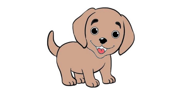 Dạy bé vẽ con chó con đáng yêu