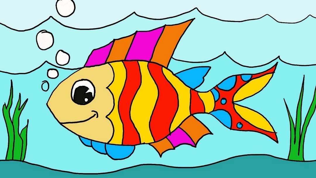 Làm thế nào để Vẽ một con cá – Hãy bắt đầu!